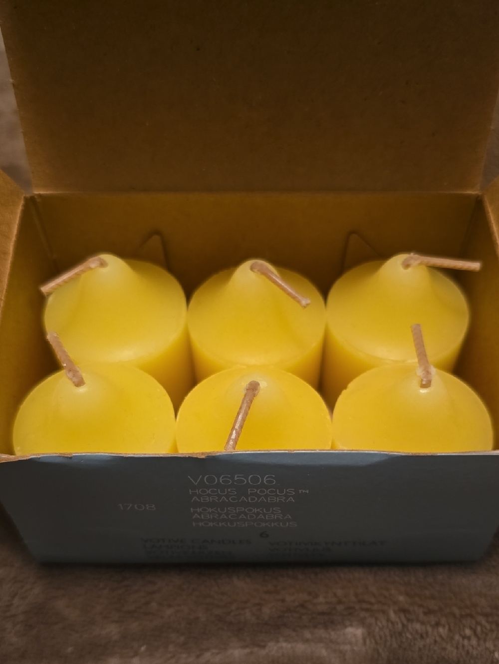 PartyLite Votive Candles (Set Of 6) V06506 Hocus Pocus
